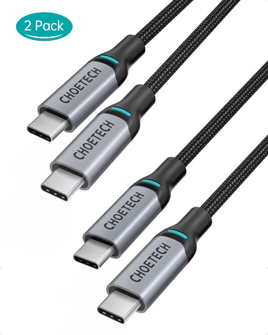 (Xcc-1002 X2) 100W Usb-C Braided Fast Charging Cable 1.8M 2 Pack