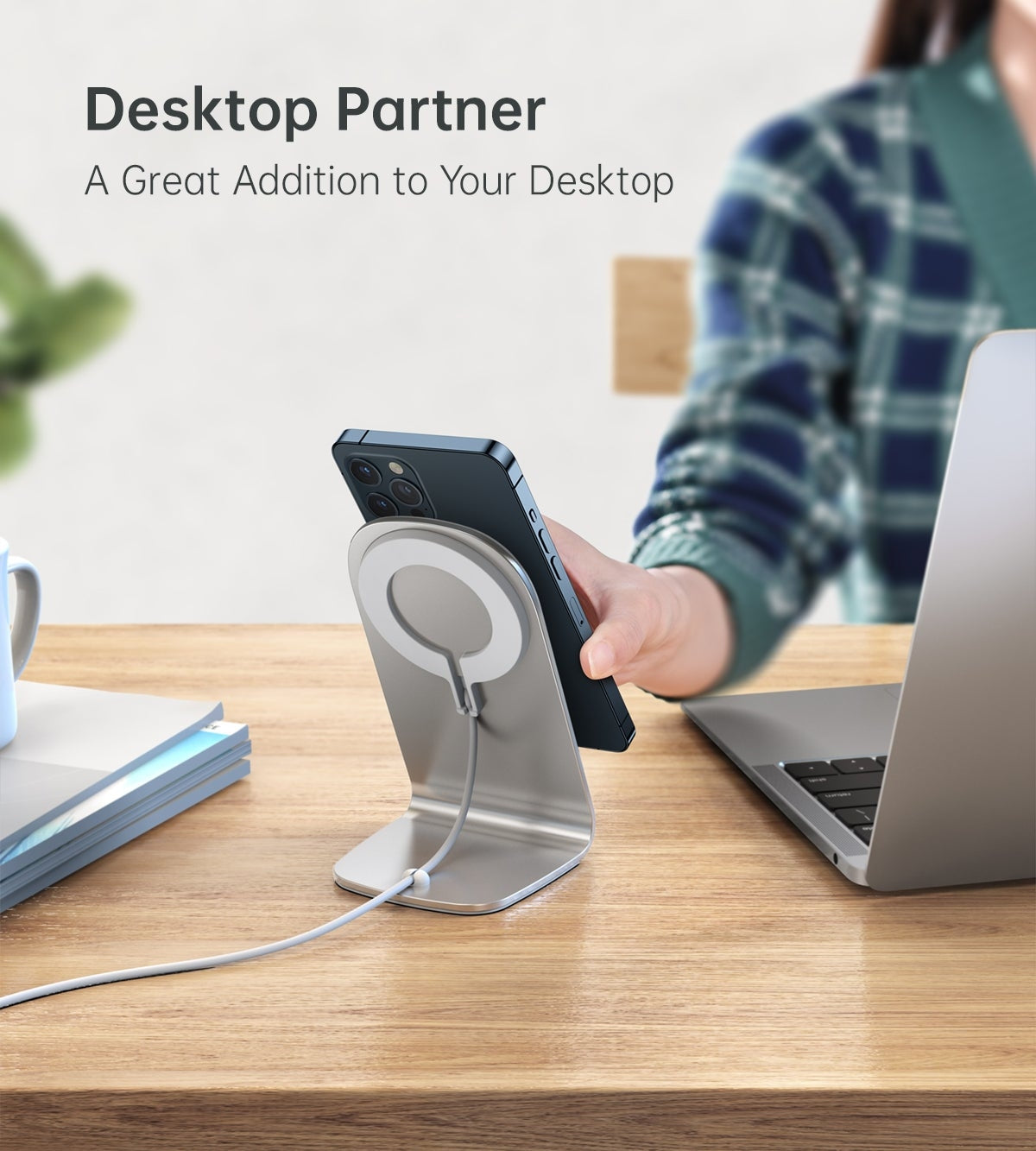 Magasafe Fast Wireless Charger Stand Holder For Iphone 13/12, Phone Chargers