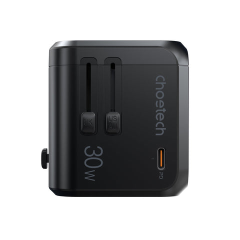 Power up quickly on-the-go with our 30W Universal GaN Travel Charger