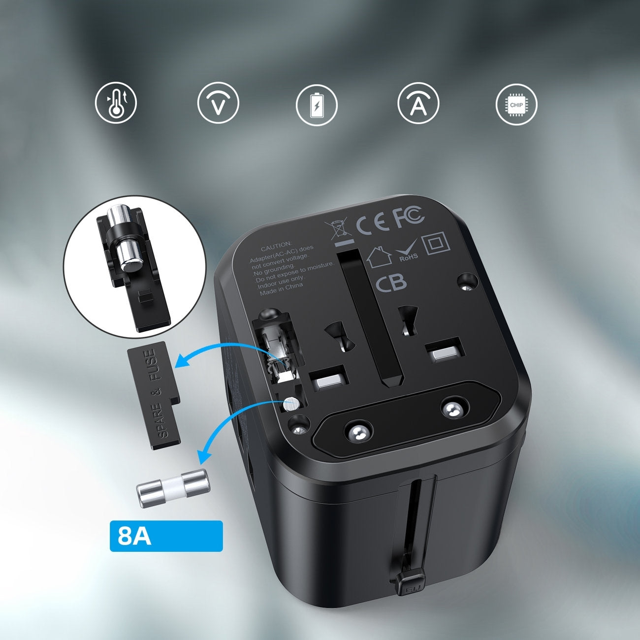 Pd5008 30W Fast Gan Travel Charger | Power Quickly Our Universal