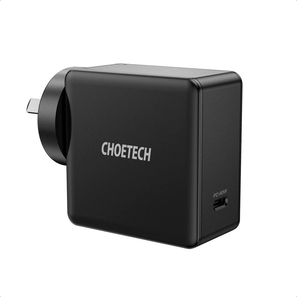 60W Pd 3.0 Type-C Fast Charging Foldable Adapter Usb-C Charger - Choetech