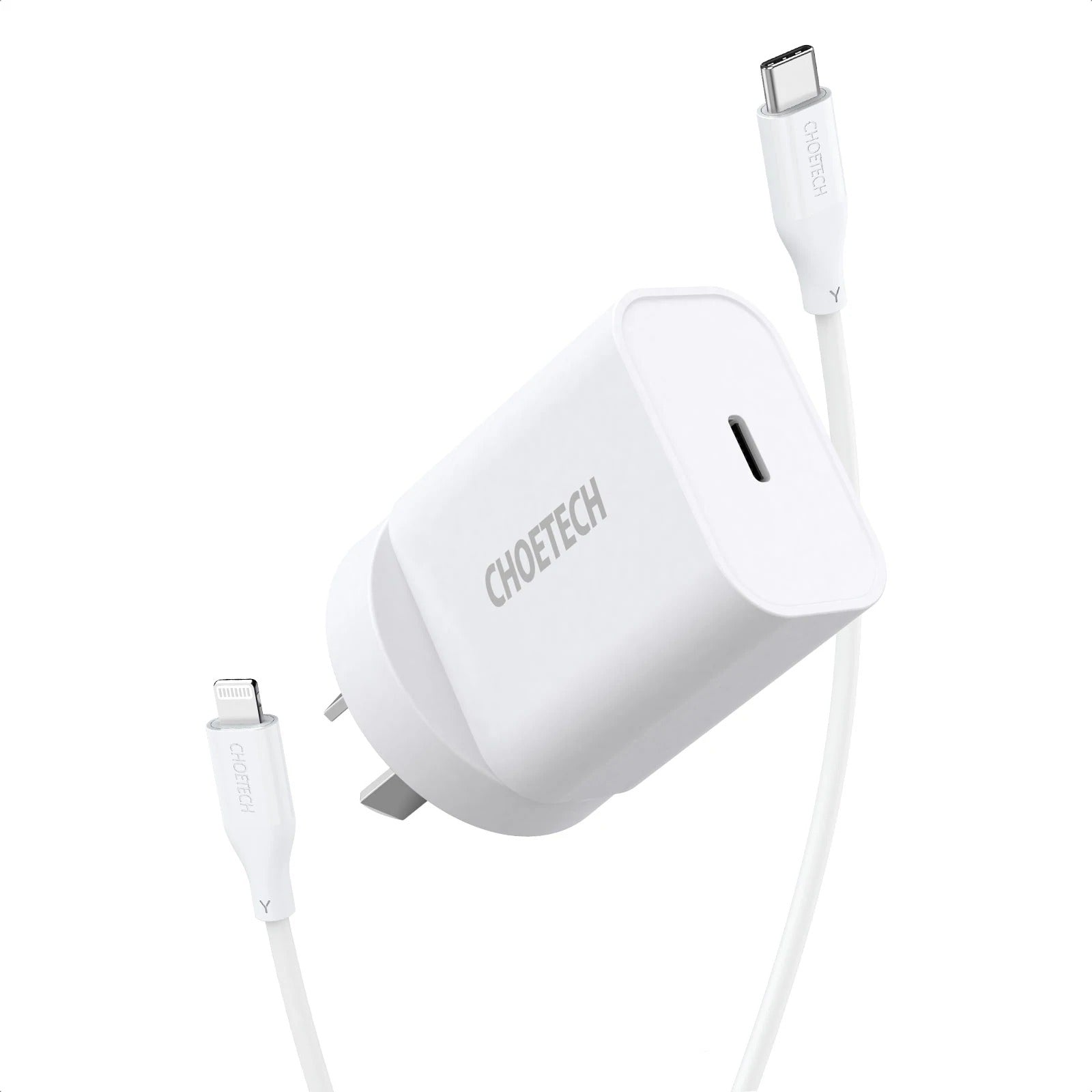 Pd20W Usb-C Iphone Fast Charger With Mfi Certified Usb-C Cable - Choetech