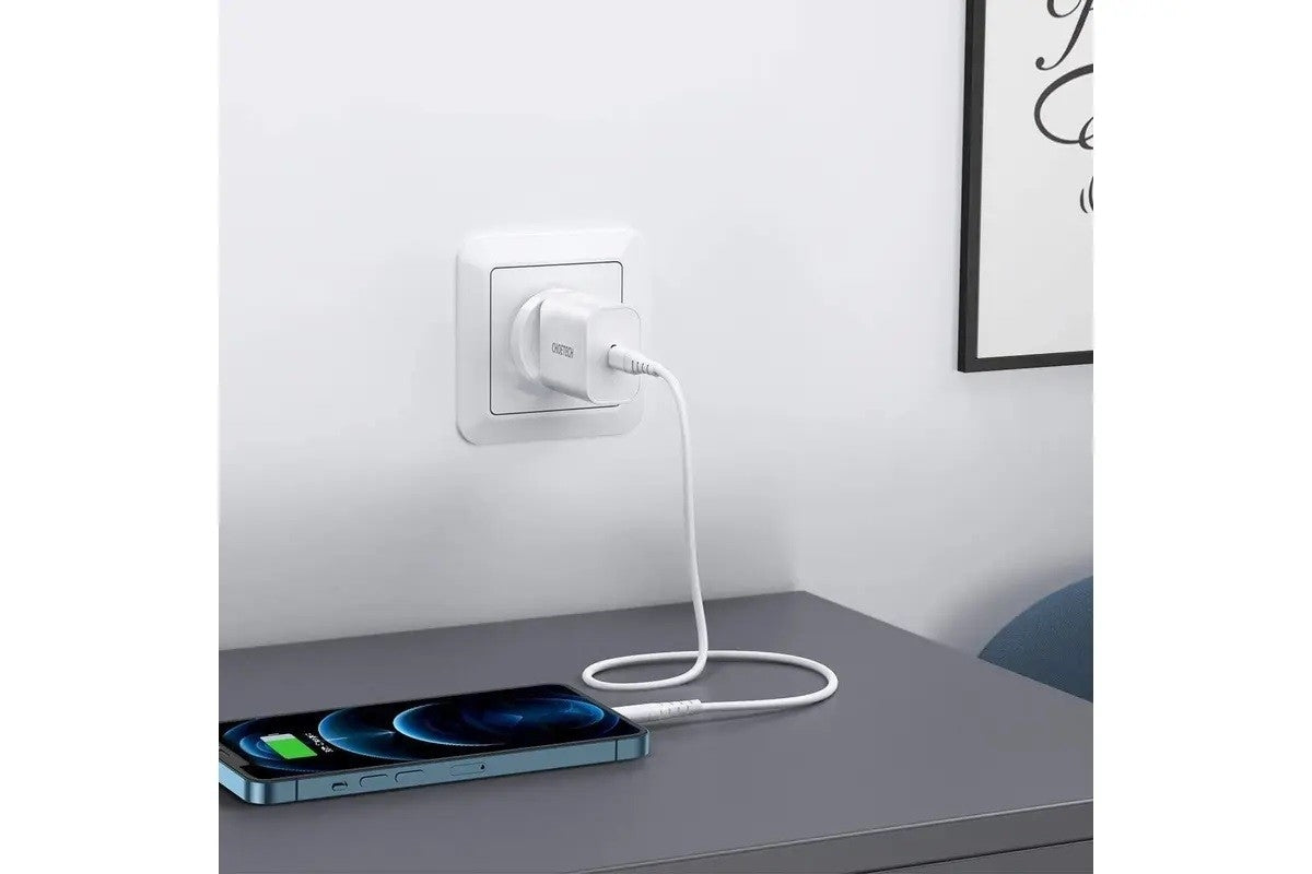 Phone Chargers - Pd20W Usb-C Iphone Fast Charger With Mfi Certified Usb-C Cable
