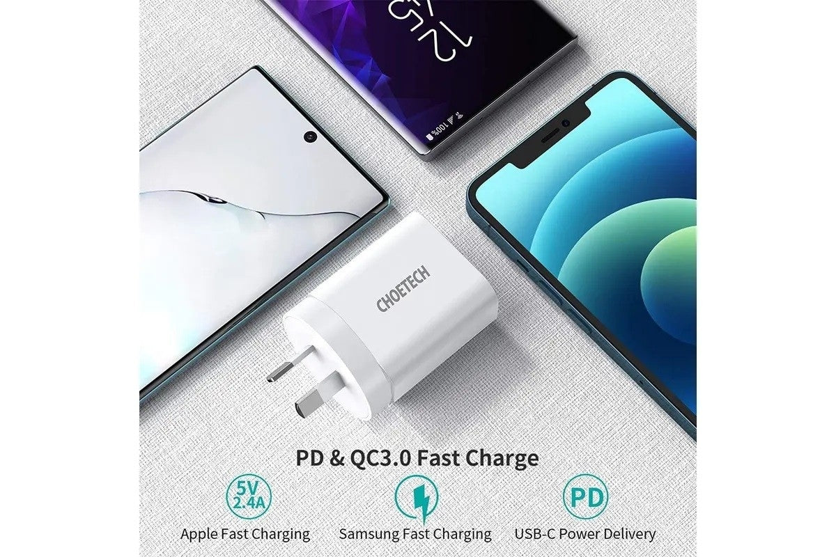 Pd20W Usb-C Iphone Fast Charger With Mfi Certified Usb-C Cable, Choetech