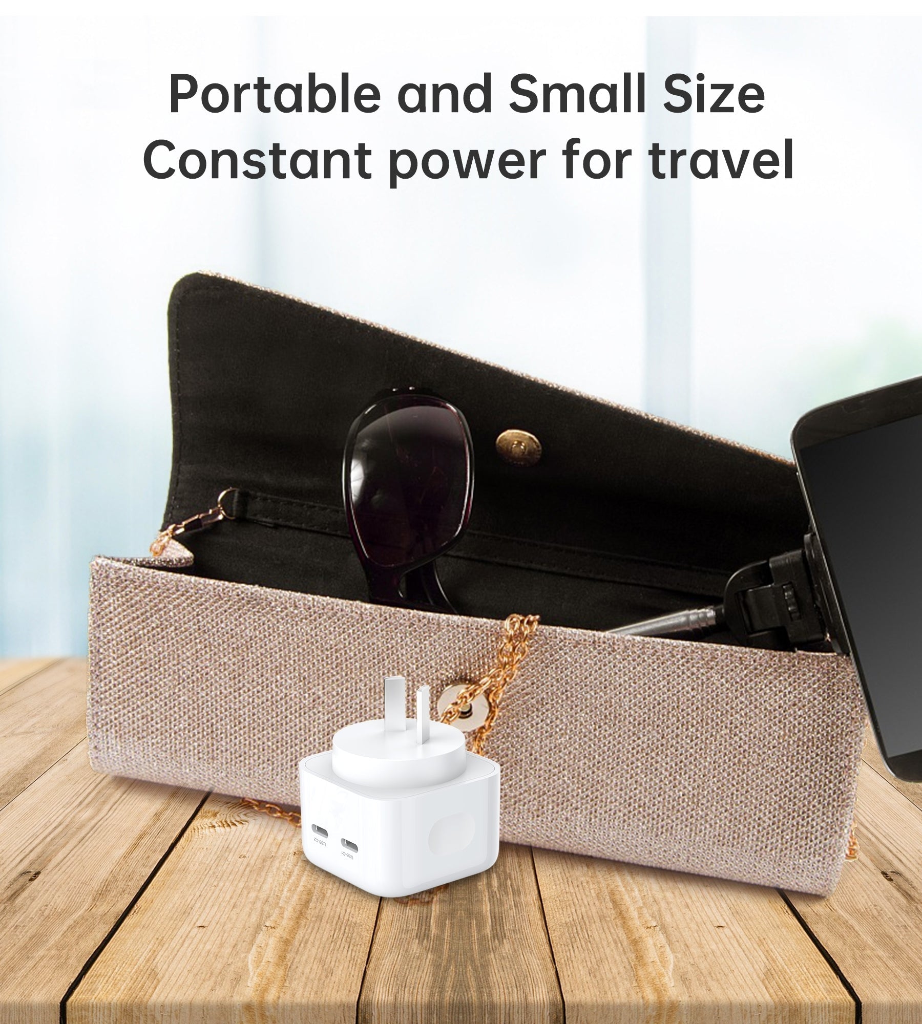 Q5008 Pd 35W Dual Usb-C Charger with Phone Chargers