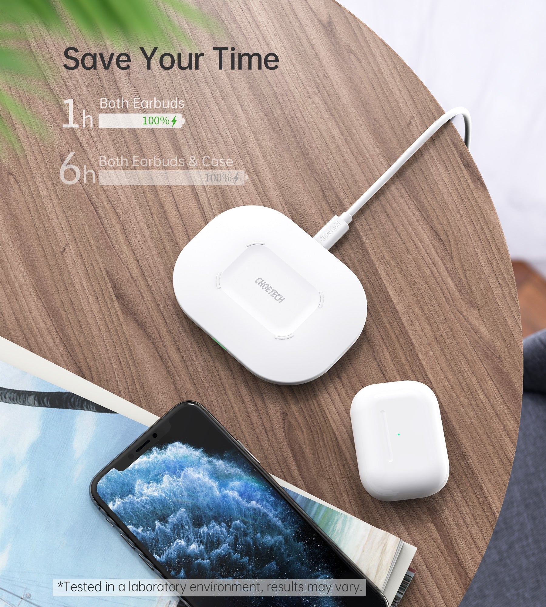 Airpods/Phone Wireless Fast Charging Pad