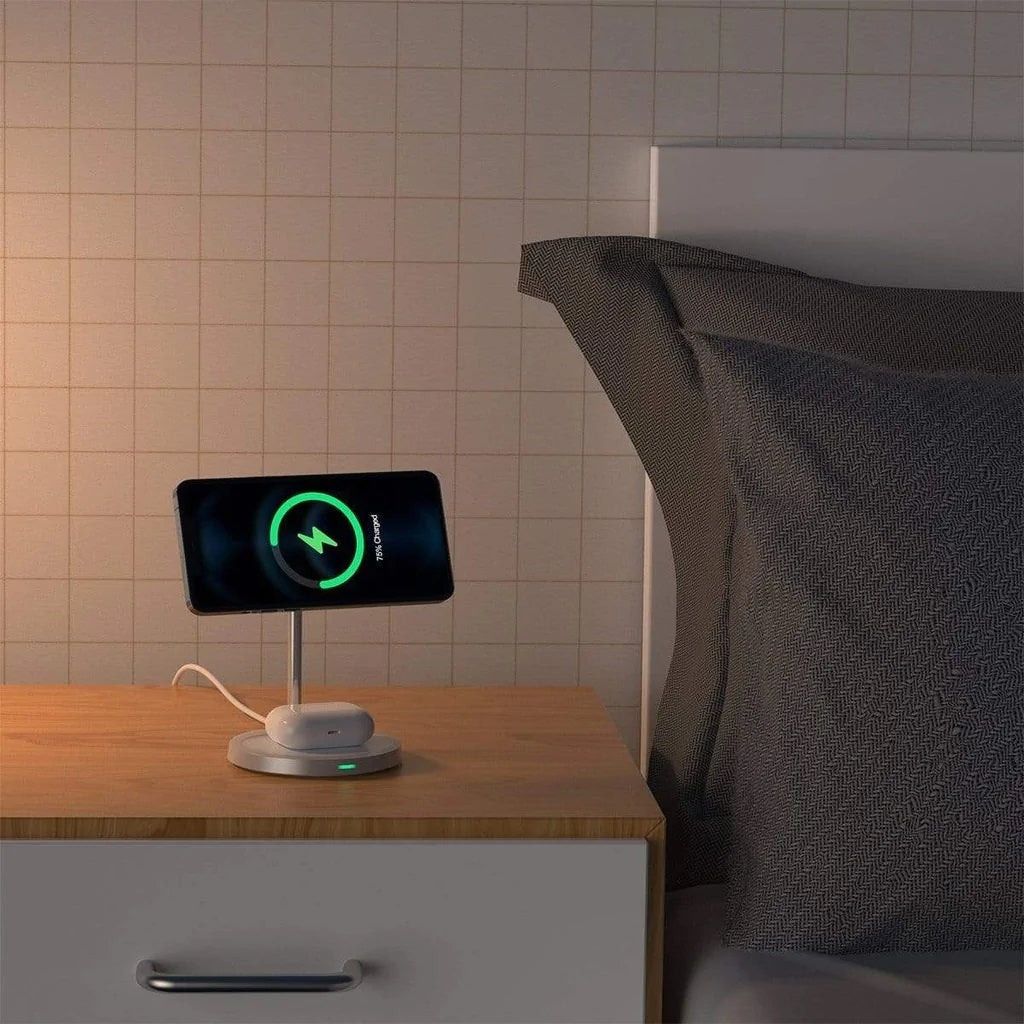 T581-F Magsafe Iphone Magnetic Wireless Charger Stand, Phone Chargers