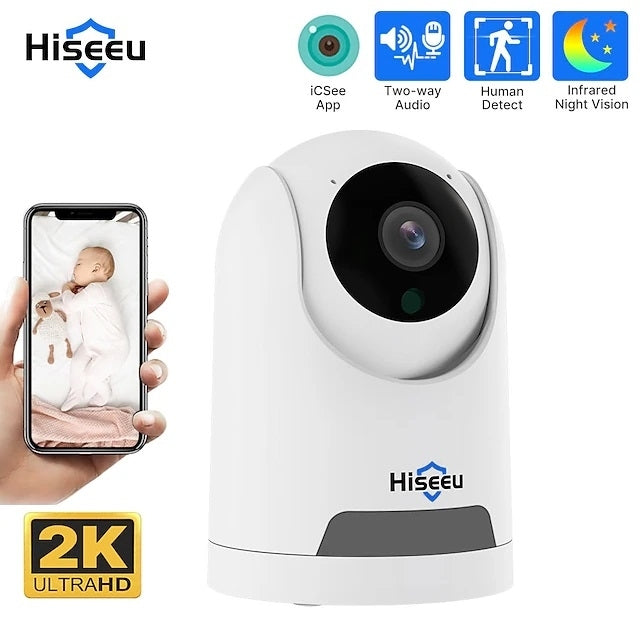Fh2C 2Mp Wifi Wireless Security Camera For Home/Baby/Pet