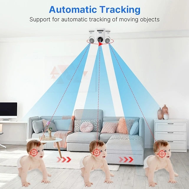 Fh2C 2Mp Wifi Wireless Security Camera For Home/Baby/Pet