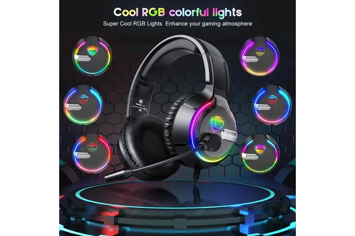 Comfortable S19 RGB Gaming Headphones