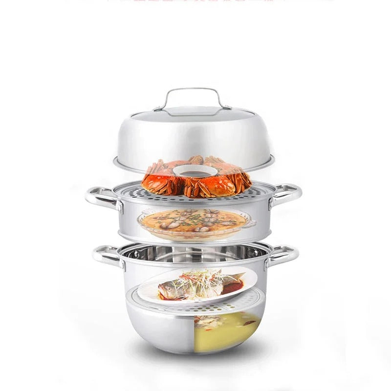 Zhang Xiao Quan 28Cm 3-Tier Steamer | Rice Cookers & Steamers