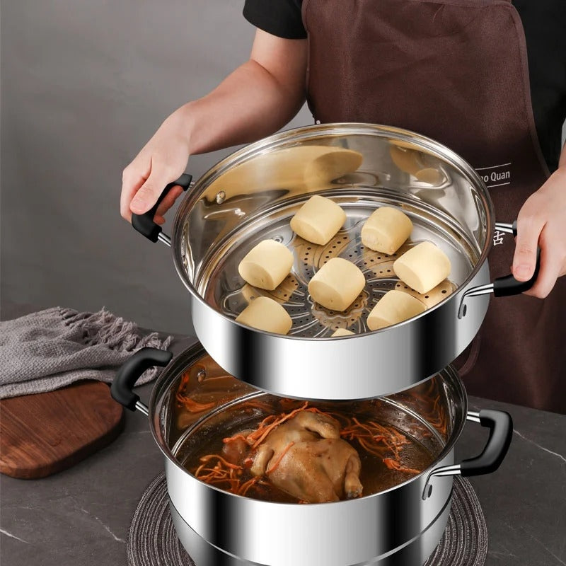 Rice Cookers & Steamers - Zhang Xiao Quan 28Cm 3-Tier Steamer
