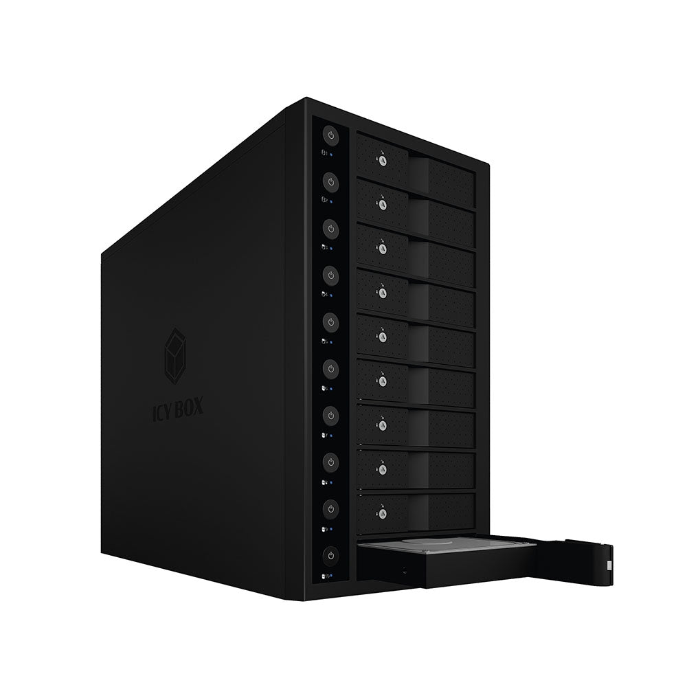 Single Enclosure For 10X Hdd With Usb 3.1 (Gen 2) Type-C Or Type-A