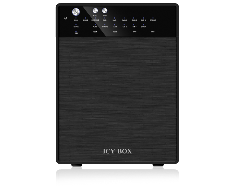 Iexternal 4 Bay Raid System For 3.5" Sata I / Ii / Iii Hard Disks With Usb 3.0