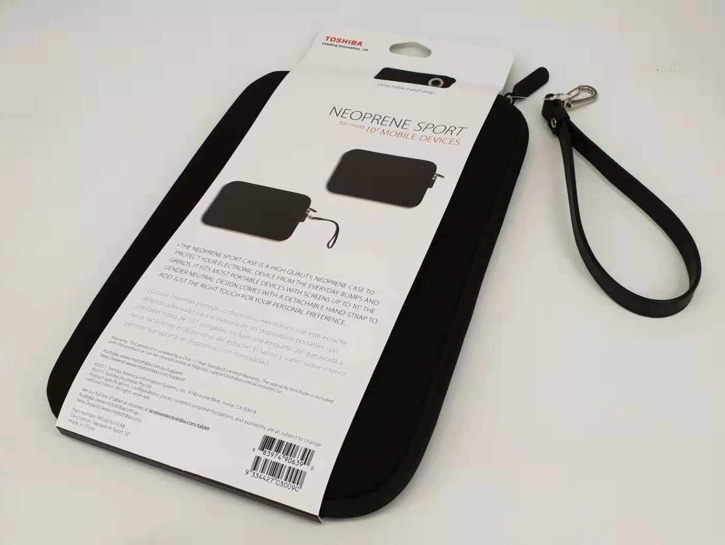 Camera Accessories - Neoprene Sport Black Case For 10" Tablet