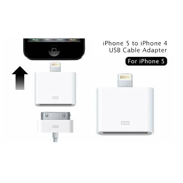 iPhone 5 iPhone 8-pin to 30-Pin Adapter | Computer Cables & Adapters