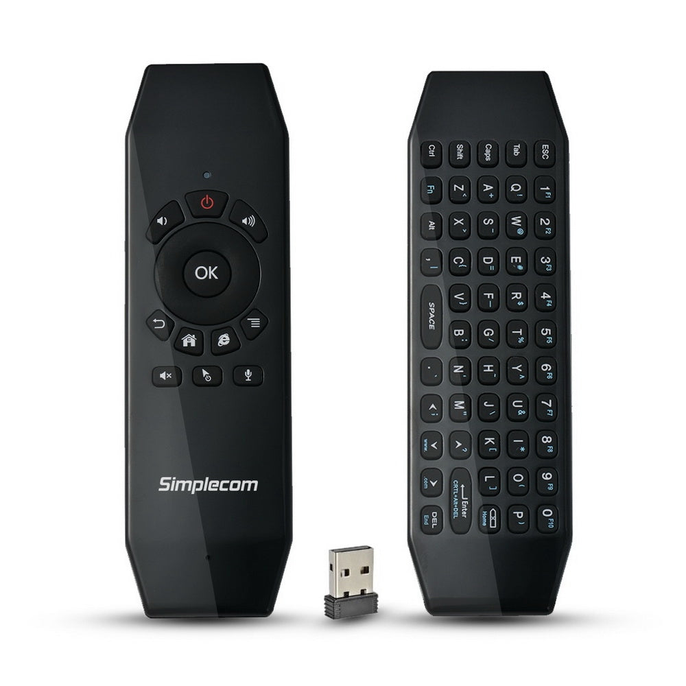 Simplecom RT150 2.4GHz Wireless Remote Air Mouse Keyboard with IR Learning on Afterpay | ZipPay | LayBuy | Klarna