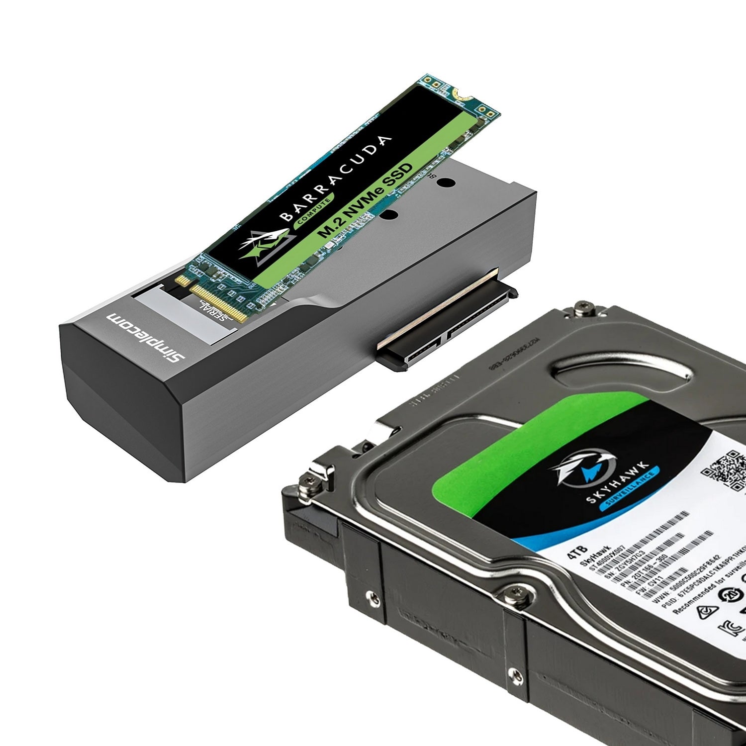 Usb To M.2 & Sata 2-In-1 Adapter: Hdd & Nvme/Sata M.2 Ssd, Usb 3.2 Gen2 10Gbps with Efficiently Connect