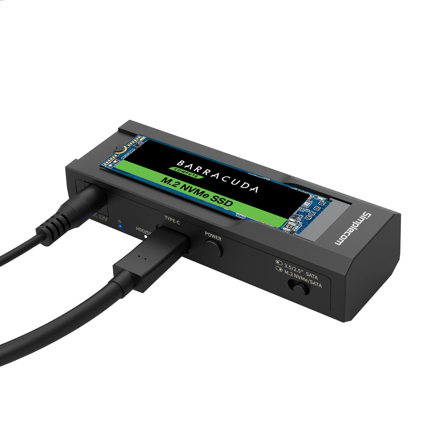 Usb To M.2 & Sata 2-In-1 Adapter: Hdd & Nvme/Sata M.2 Ssd, Usb 3.2 Gen2 10Gbps | Efficiently Connect