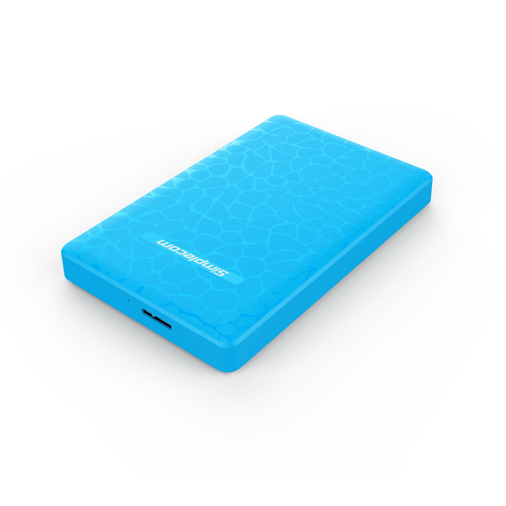 Simplecom SE101 Compact Tool-Free 2.5'' SATA to USB 3.0 HDD/SSD Enclosure Black/Blue