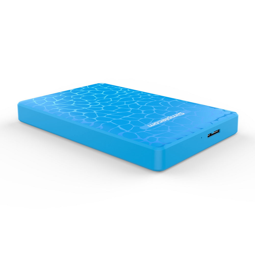 Simplecom SE101 Compact Tool-Free 2.5'' SATA to USB 3.0 HDD/SSD Enclosure Black/Blue