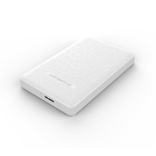 Compact Tool-Free 2.5'' Sata To Usb 3.0 Hdd/Ssd Enclosure White - Hard Drives