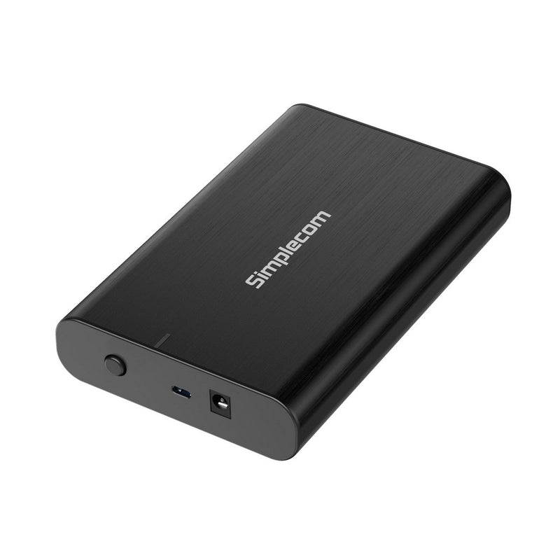 Aluminium 3.5'' Sata To Usb-C External Hard Drive Enclosure - Simplecom