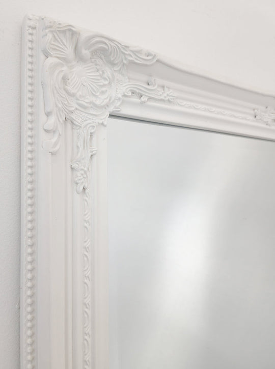French Provincial Ornate Mirror - White - Small 80cm x 110cm - Mirrors