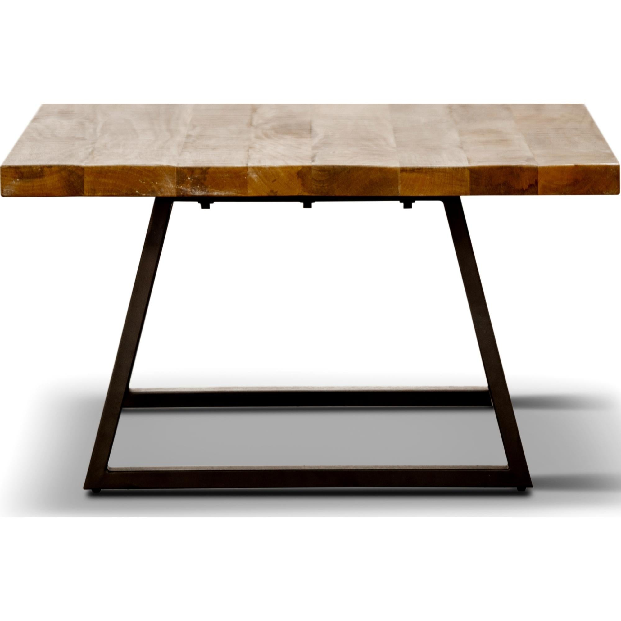 Coffee Table 130Cm Live Edge Solid Mango Wood Unique Furniture - Natural