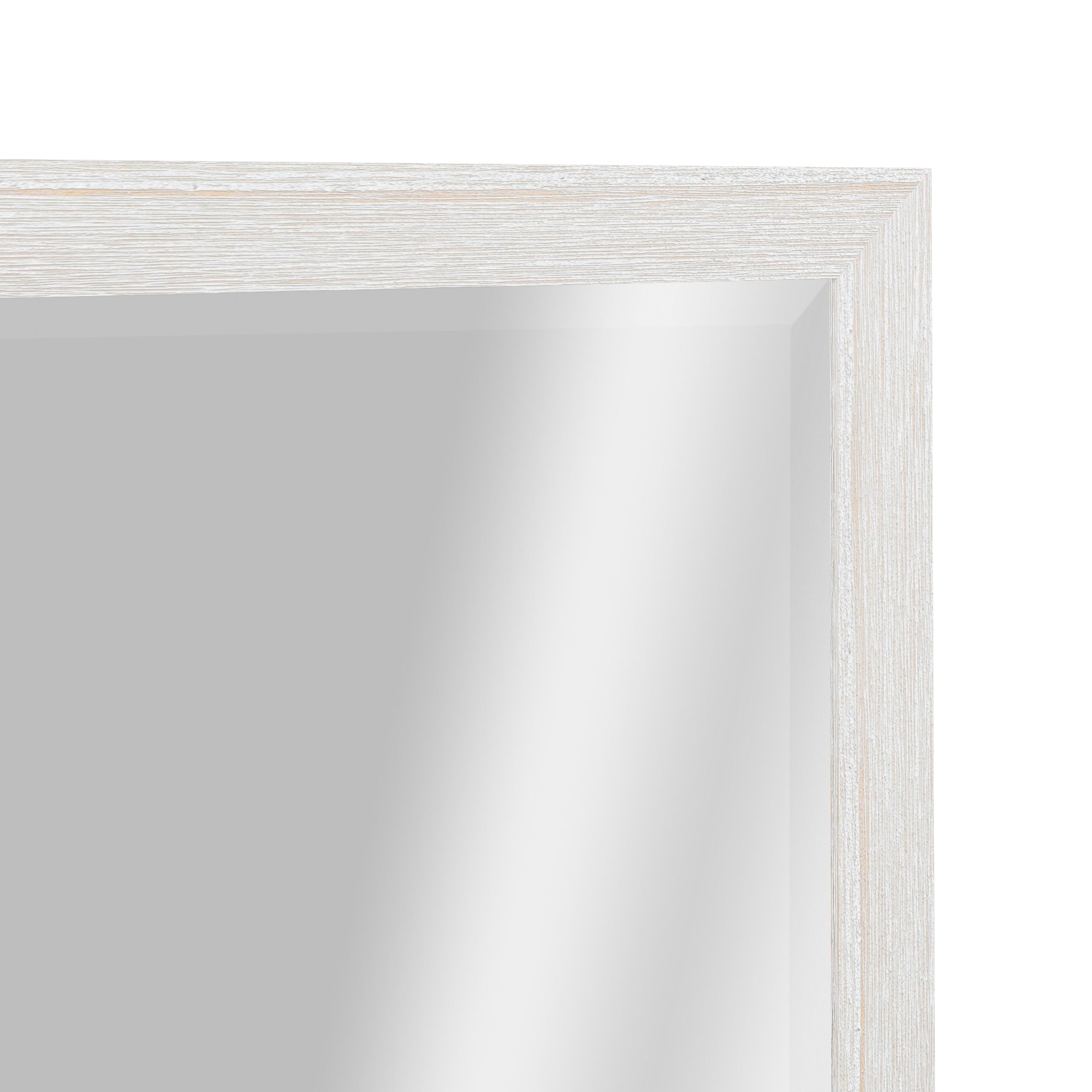 Dresser Mirror Vanity Dressing Table Mountain Ash Wood Frame - White