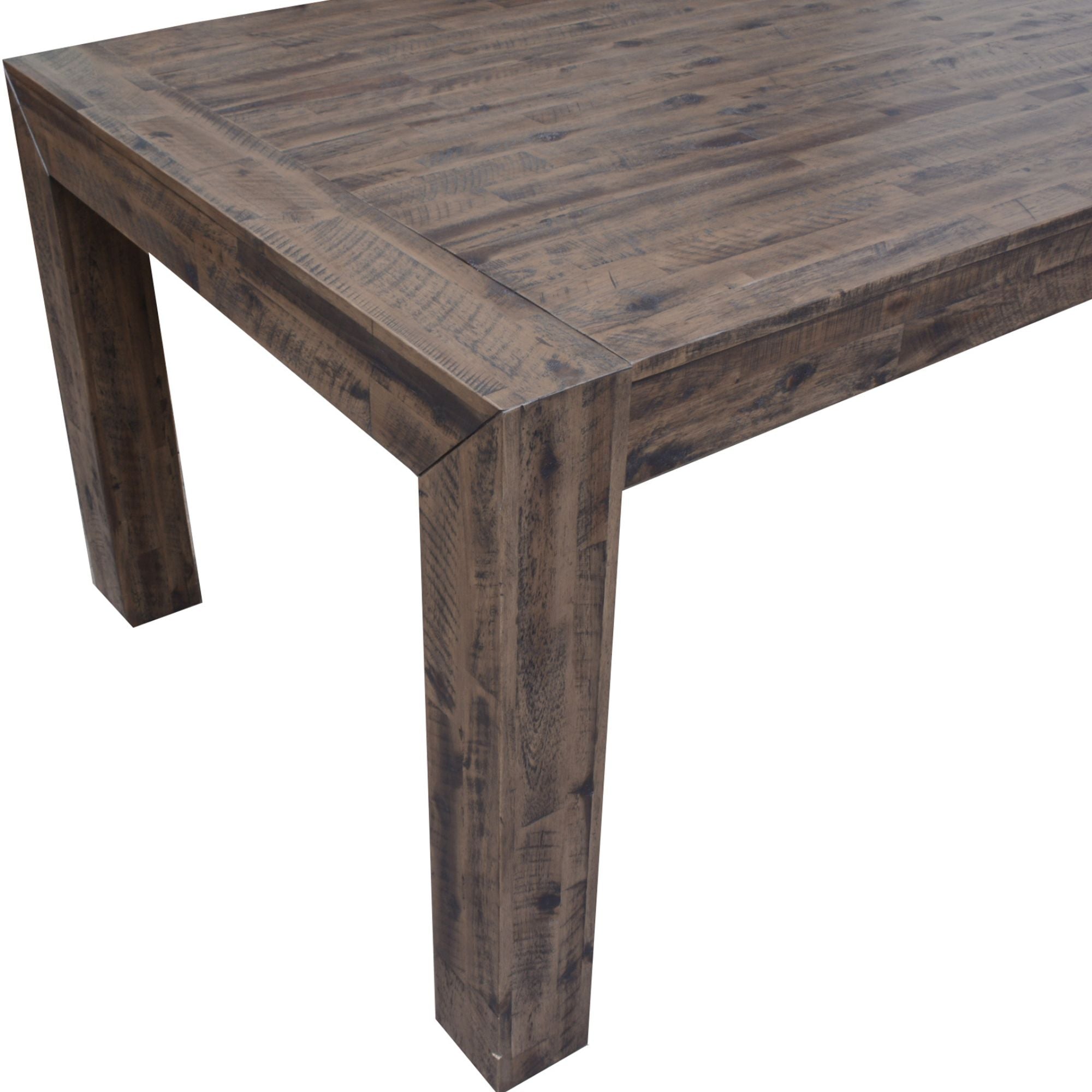 Dining Table 210Cm 8 Seater Solid Acacia Timber Wood - Stone Grey