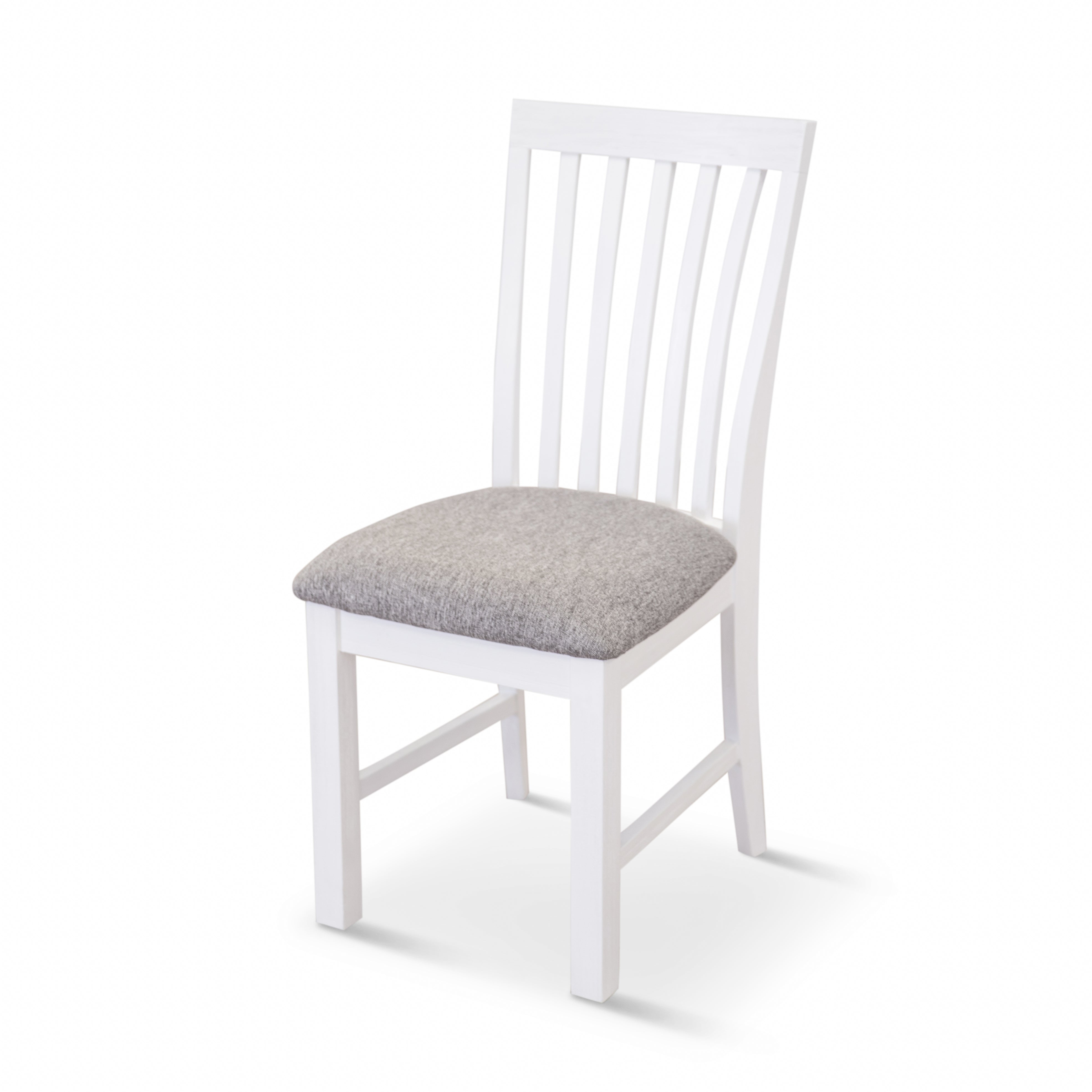 Dining Chair Set Of 2 Solid Acacia Timber Wood Coastal Furniture - White