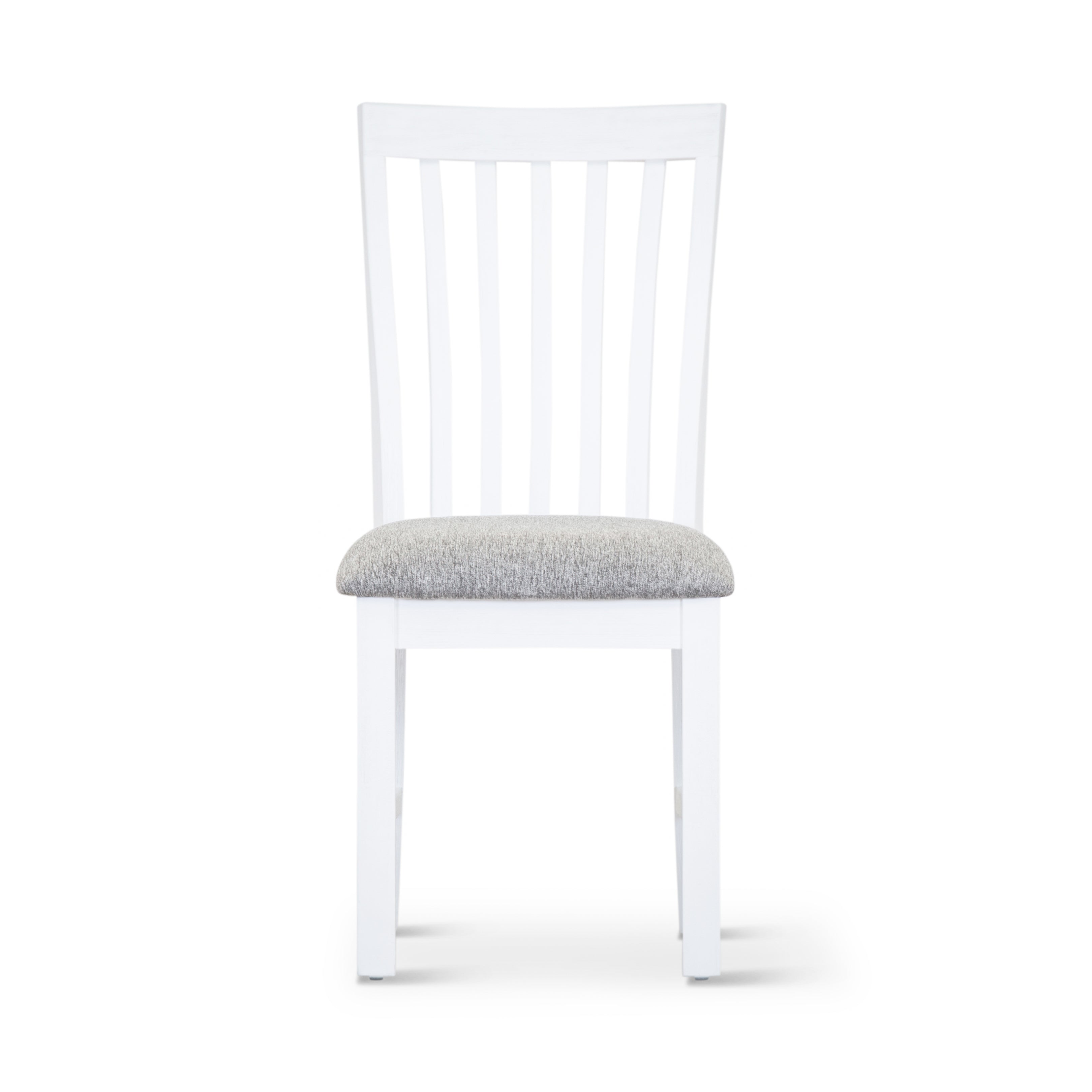 Dining Chair Set Of 6 Solid Acacia Timber Wood Coastal Furniture - White