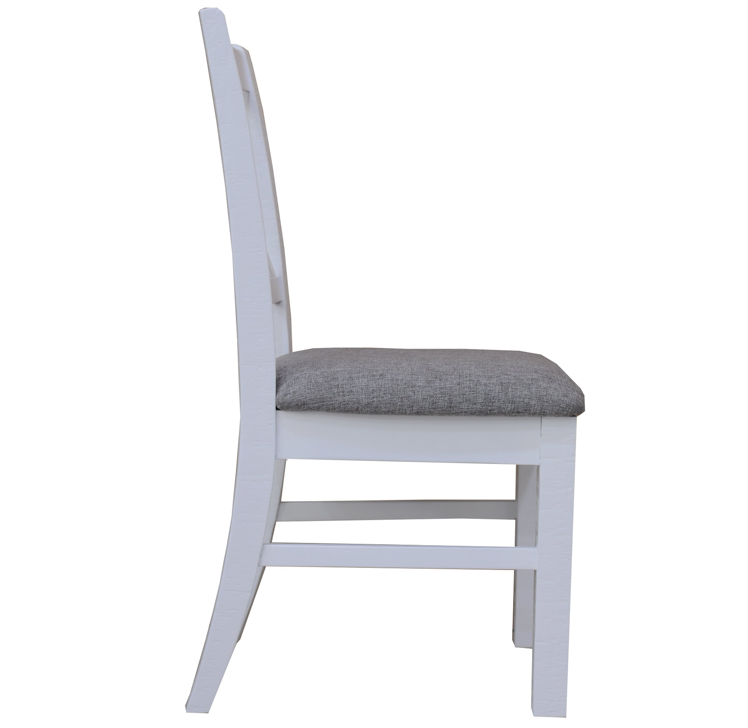 Dining Chair Set Of 2 Solid Pine Timber Wood Hampton Furniture - Grey