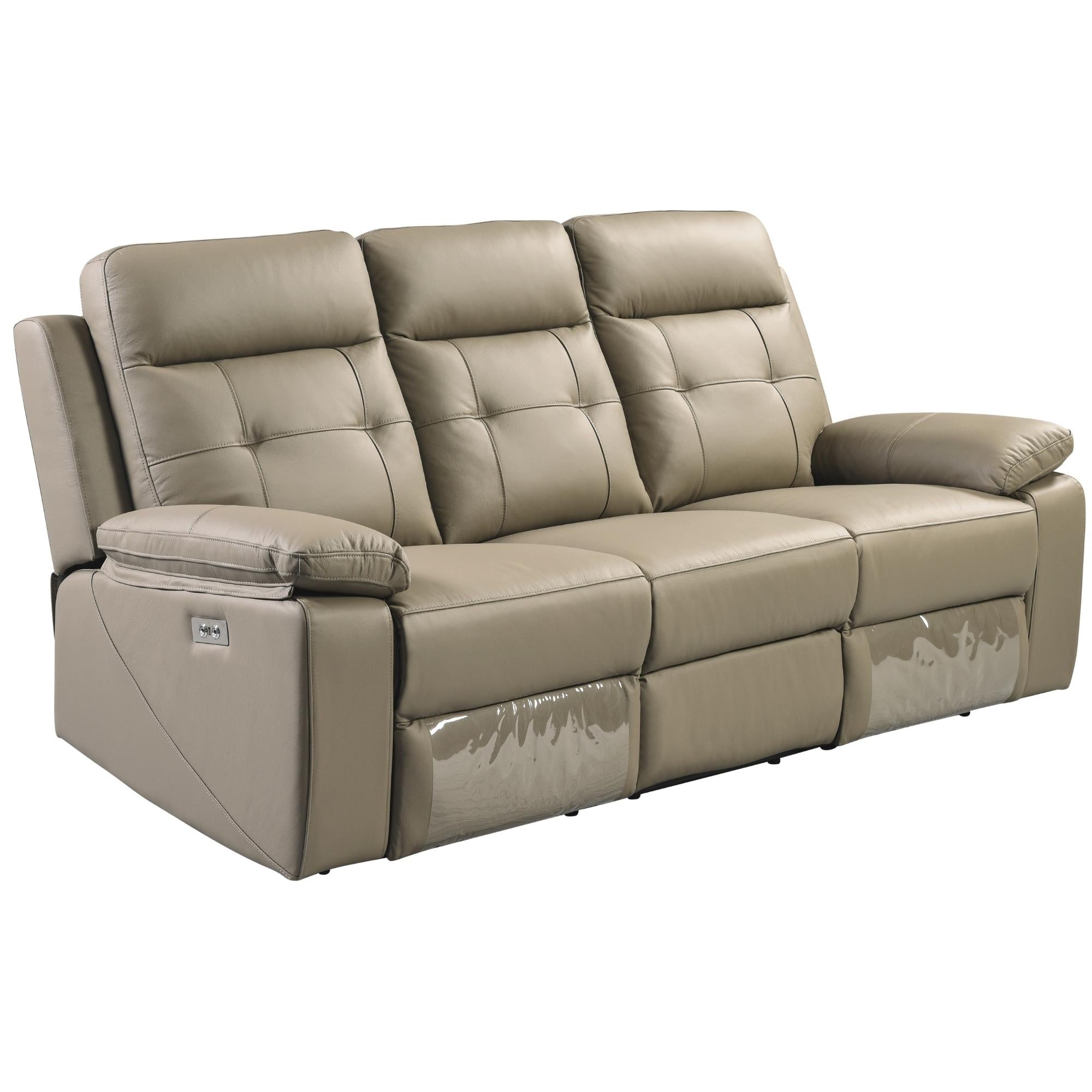 3 + 2 Seater Electric Recliner Sofa Genuine Leather Home Theater Lounge