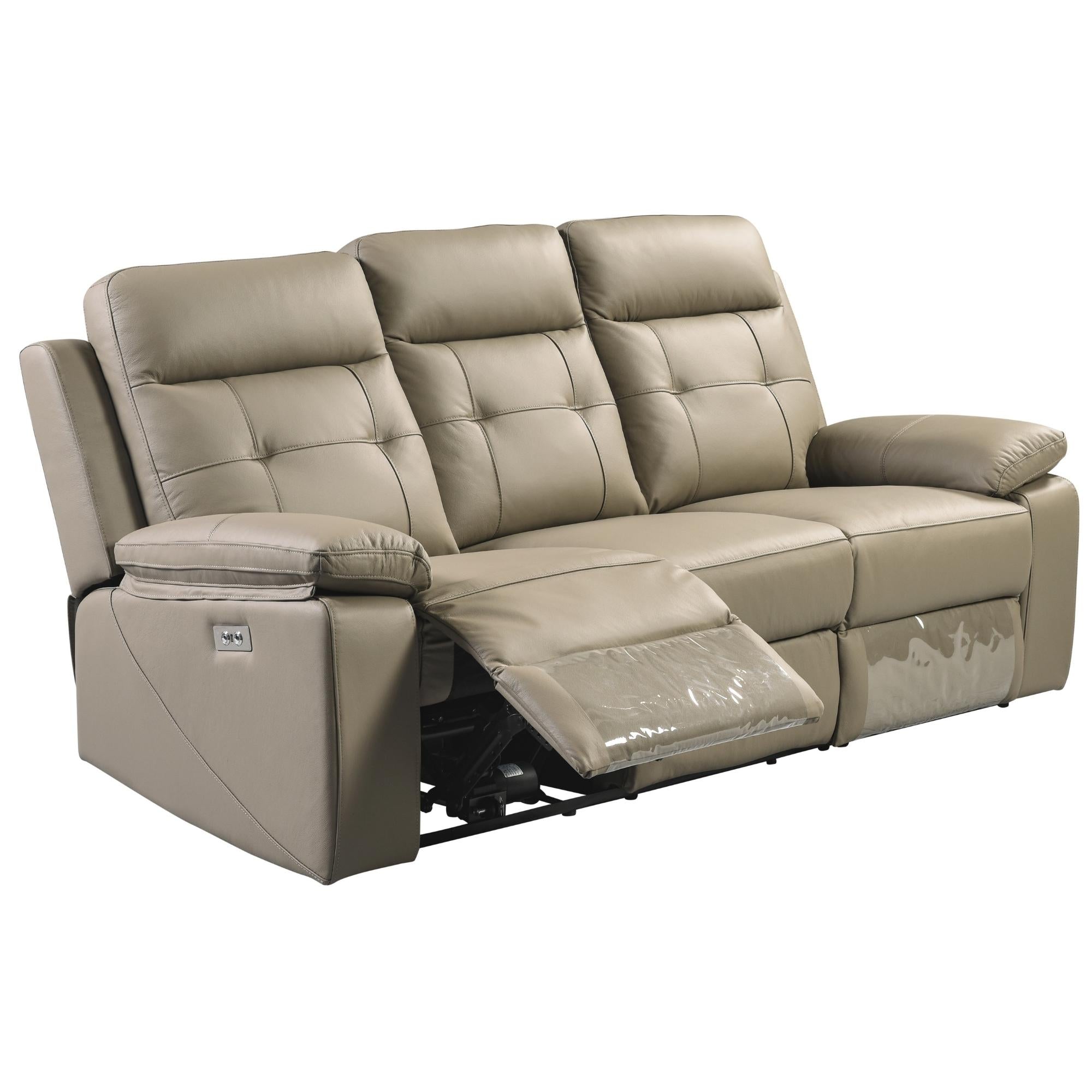 3 + 2 Seater Electric Recliner Sofa Genuine Leather Home Theater Lounge