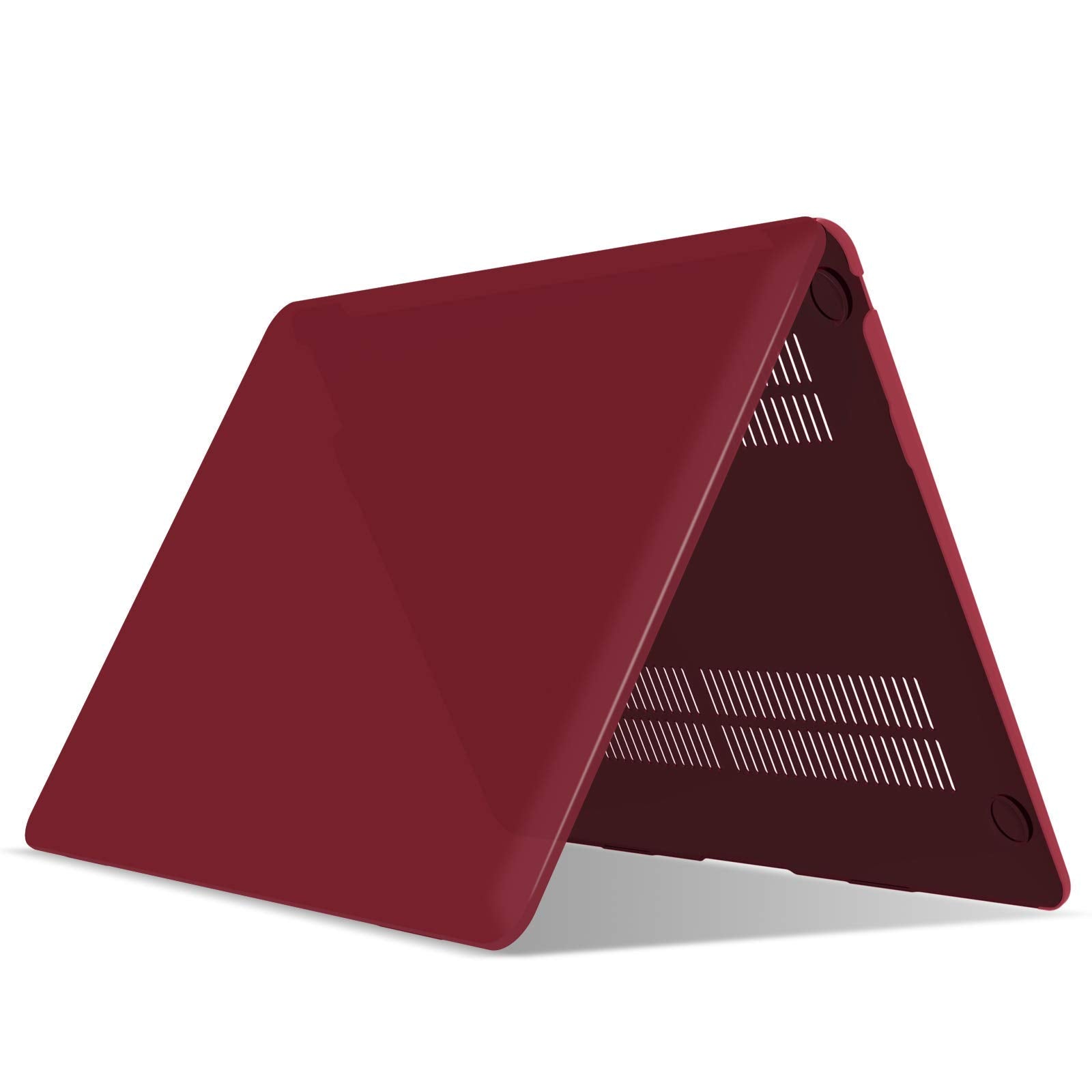 Red colour - Macbook Air 13 Inch Case 2020-2018 With Keyboard Cover (Wine Red)