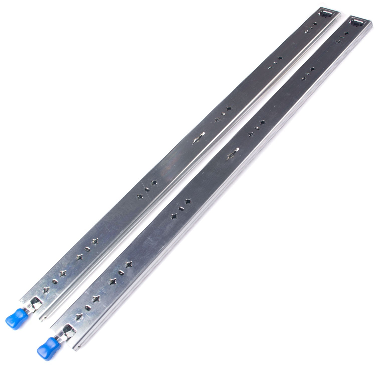 32In Pair 150Kg Heavy Duty Drawer Slides Rails Runners Locking Ball with Beds & Bed Frames