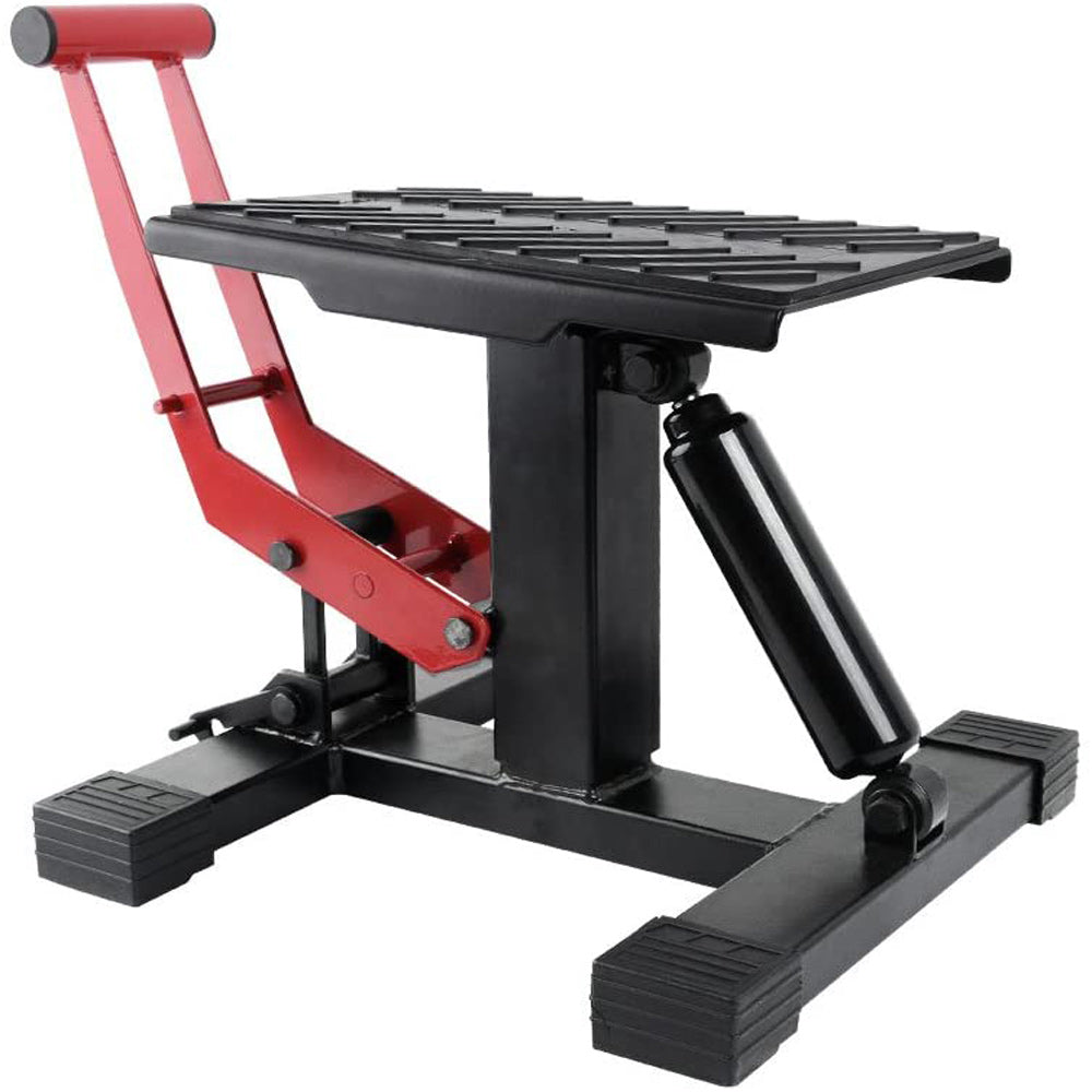 Motorcycle Jack Dirt Bike Stand Adjustable Lift Hoist Table Height Lifting Stand | Bicycle Stands & Storage - photo 6