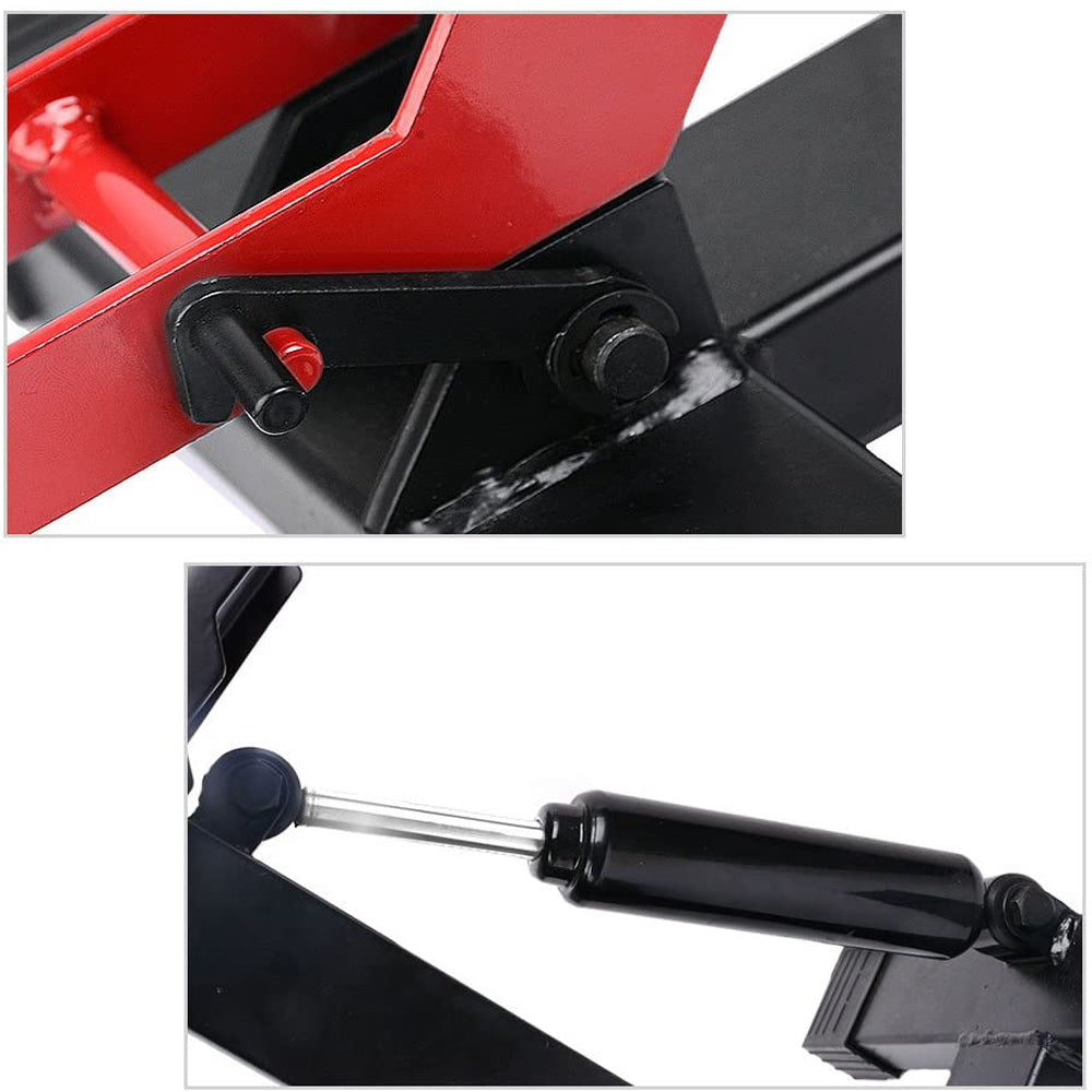 Motorcycle Jack Dirt Bike Stand Adjustable Lift Hoist Table Height Lifting Stand | Bicycle Stands & Storage
