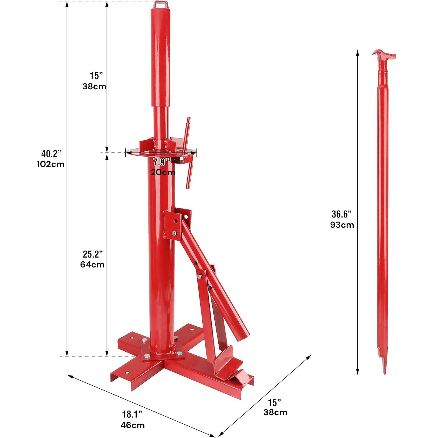Manual Portable Hand Tyre Changer Bead Breaker Tool Mounting Home Shop Auto with Automotive Repair & Speciality Tools