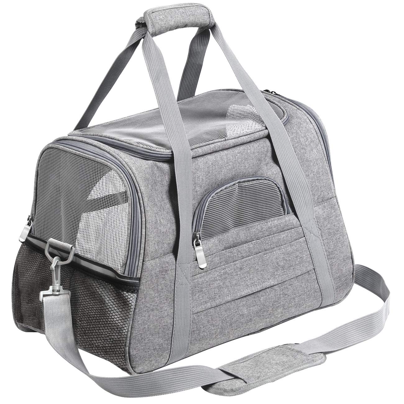 Pet Carrier Bag Travel Bag For Cats And Small Dogs Cozy Bed, Shoulder Strap