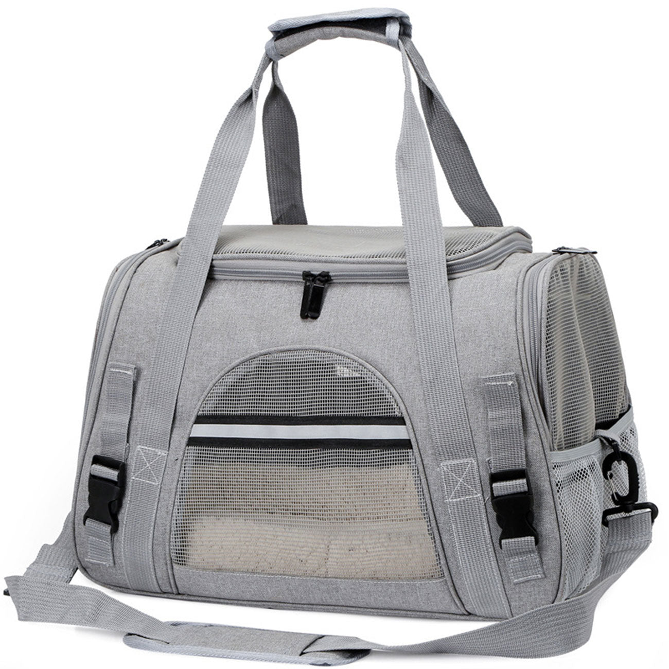 Pet Carrier Bag Travel Bag For Cats And Small Dogs Cozy Bed, Shoulder Strap