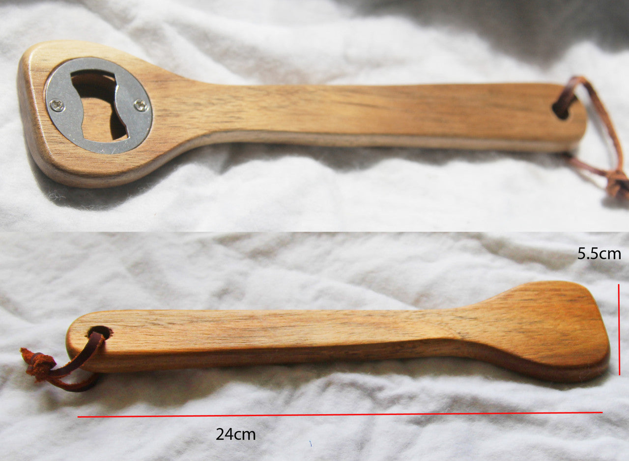 100x Wooden Spoon Bottle Openers - Wholesale for Resale, BBQ & Gag Gift