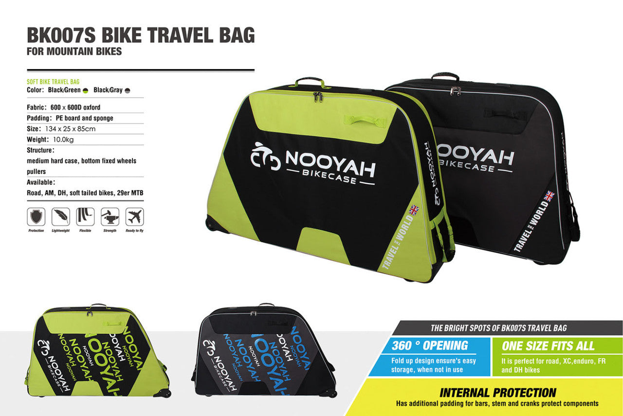 Grey Eva Bike Travel Case