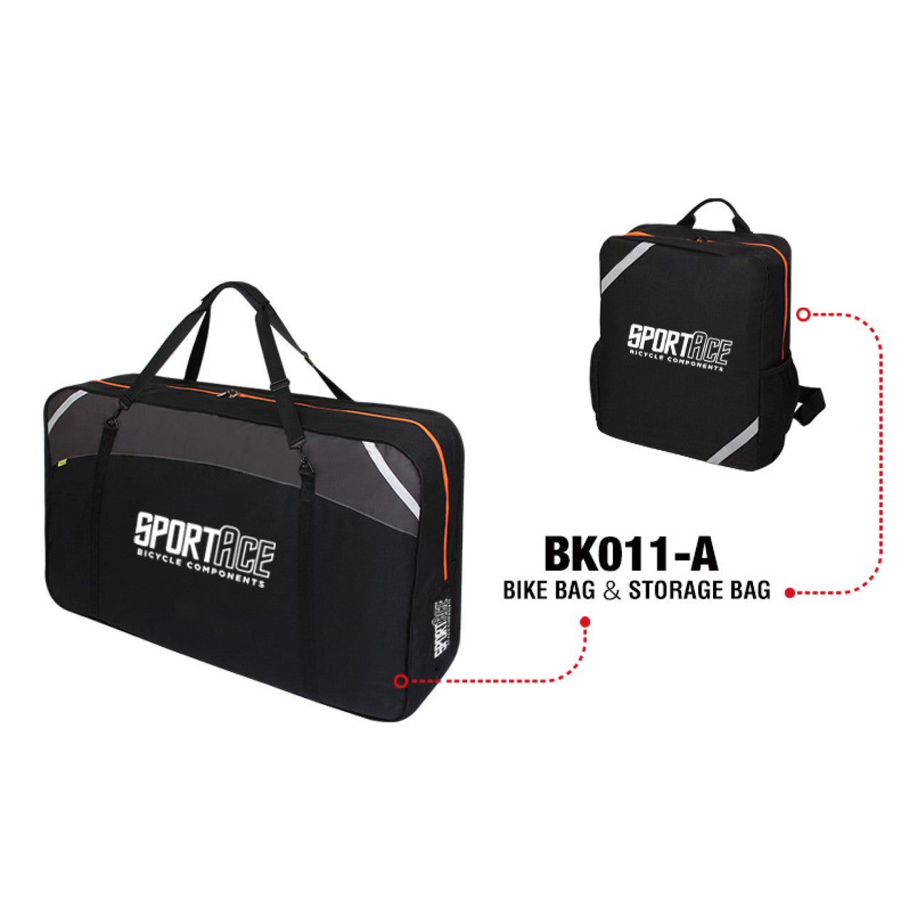 Sportace Bike Plane Portable Soft Shell Travel Case
