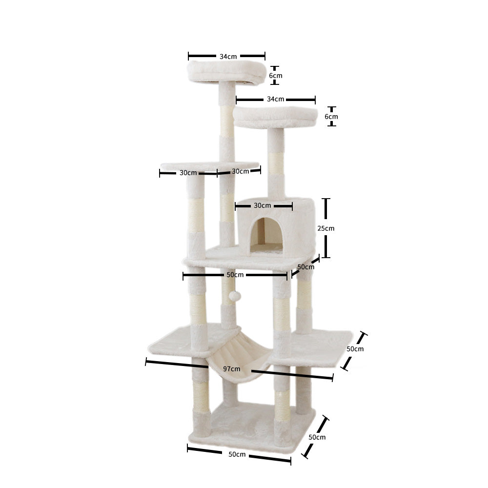 Tranquility Condo Scratching Post 50X50X174Cm