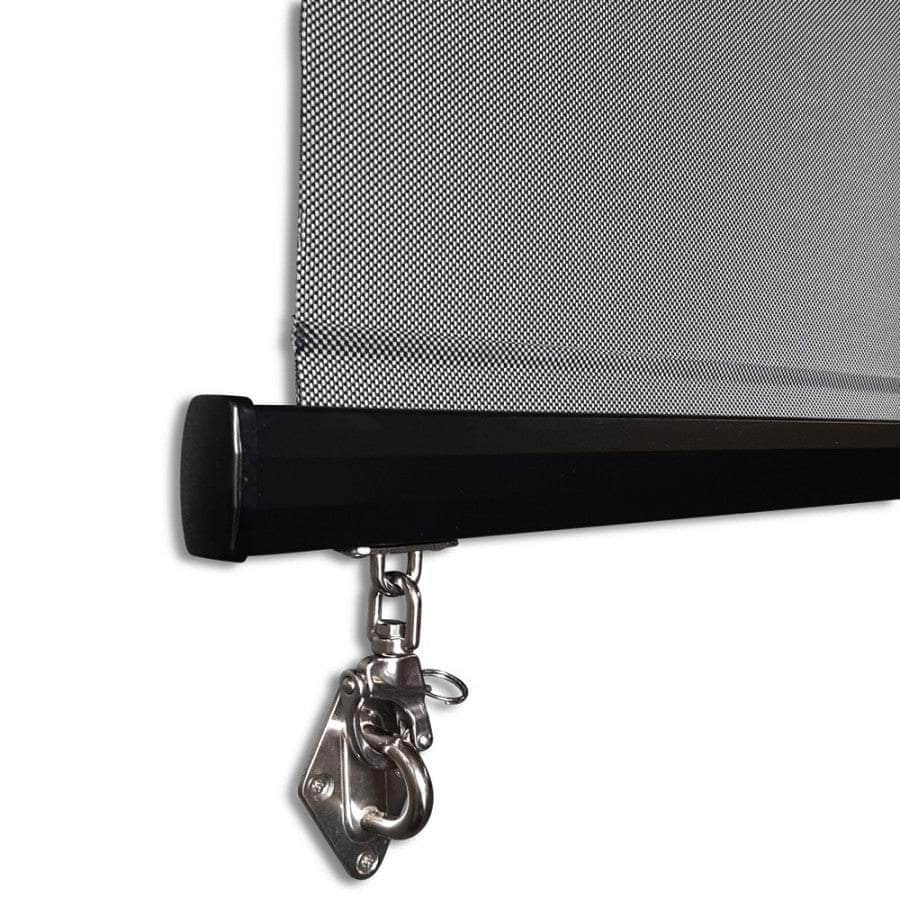 Outdoor Roller Blind Sun Screen Awning, Aluminium Hood