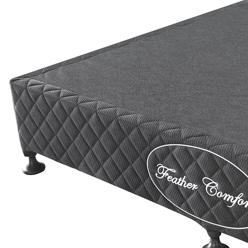 Double Pine Wood Mattress Base with Removable Washable Cover