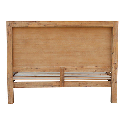 Queen Bed Frame Solid Acacia Wood Timber Mattress Base Oak